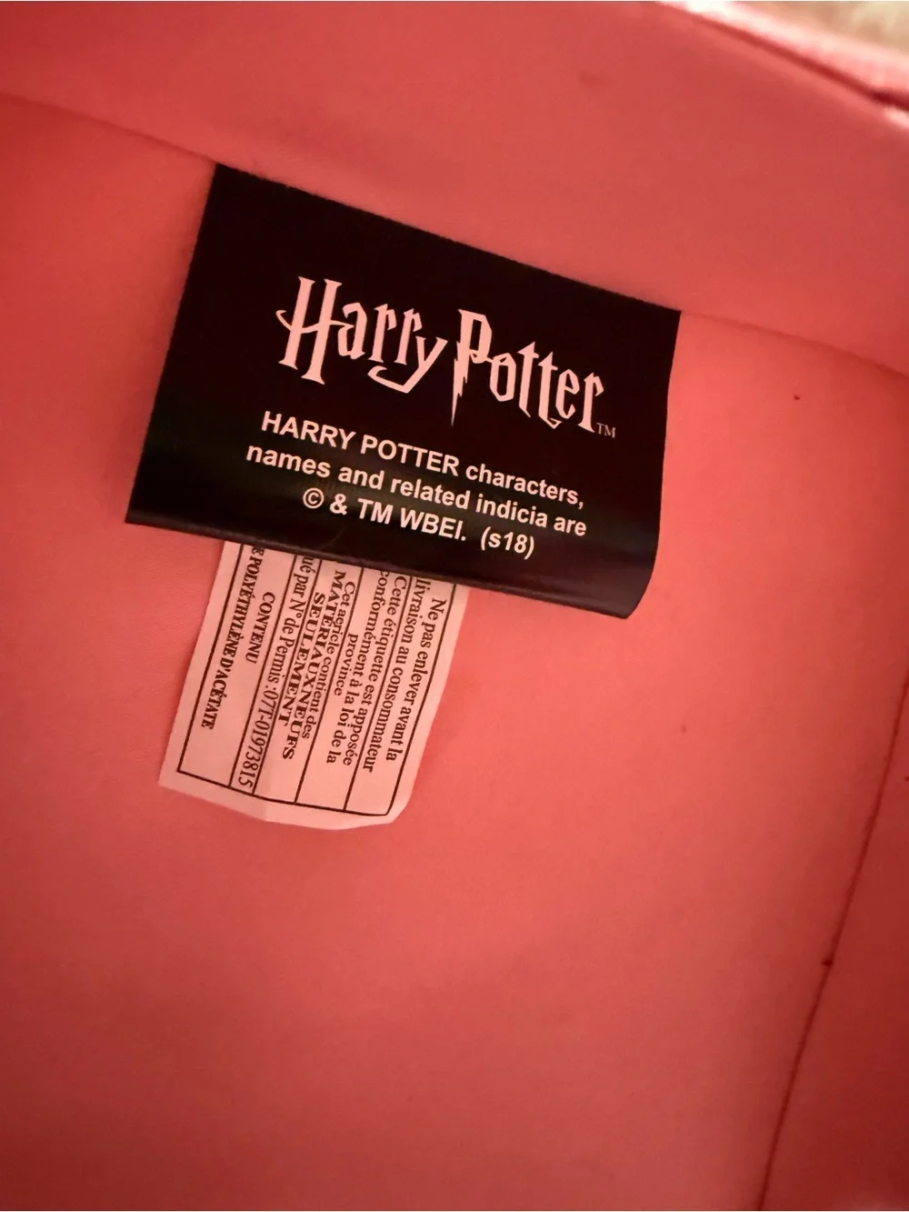 HoneyDukes Harry Potter Pink & Green Patchwork Trunk Bag Crossbody, Brand New